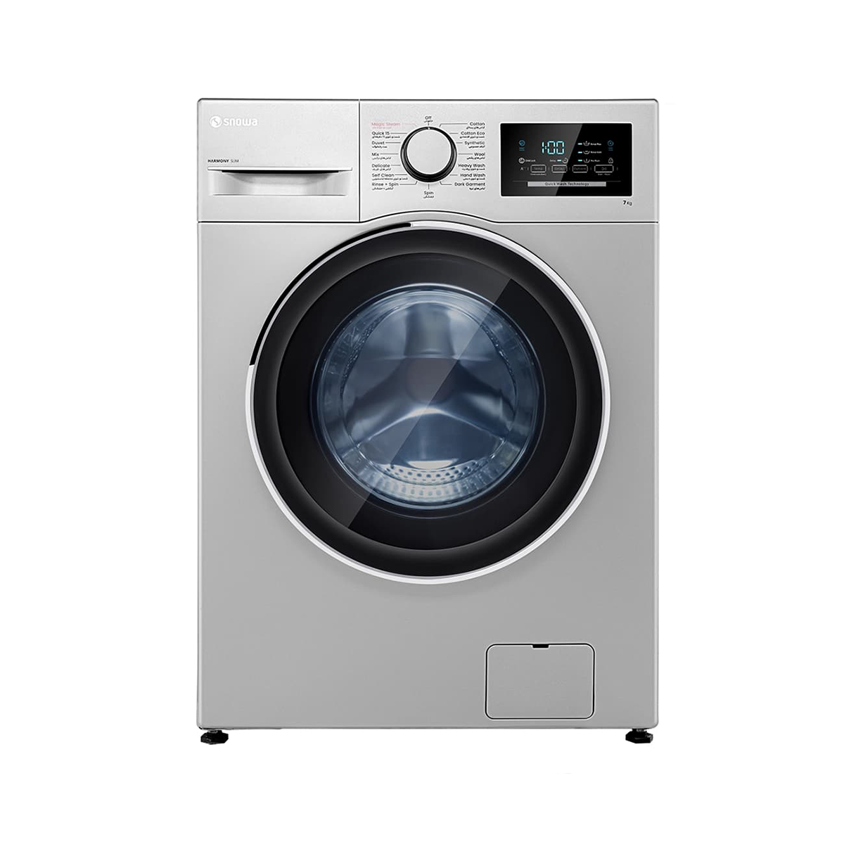 ماشین لباسشویی اسنوا 7 کیلویی سری هارمونی اسليم مدل SWM-71S10 ماشین لباسشویی اسنوا 7 کیلویی سری هارمونی اسليم مدل SWM-71S10