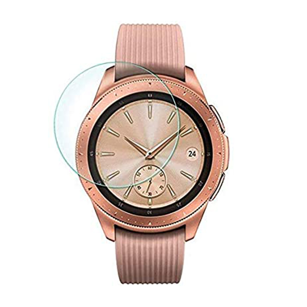 محافظ صفحه گلس ساعت سامسونگ مدل Galaxy Watch SM-R810 محافظ صفحه گلس ساعت سامسونگ مدل Galaxy Watch SM-R810