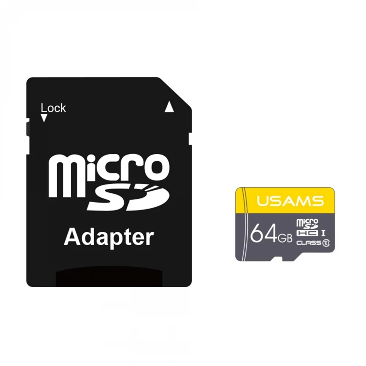 کارت حافظه microSDHC یوسمز مدل ZB119 کلاس 10 استاندارد UHS-I سرعت 120MBps ظرفیت 64 گیگابایت به همراه آداپتور کارت حافظه microSDHC یوسمز مدل ZB119 کلاس 10 استاندارد UHS-I سرعت 120MBps ظرفیت 64 گیگابایت به همراه آداپتور