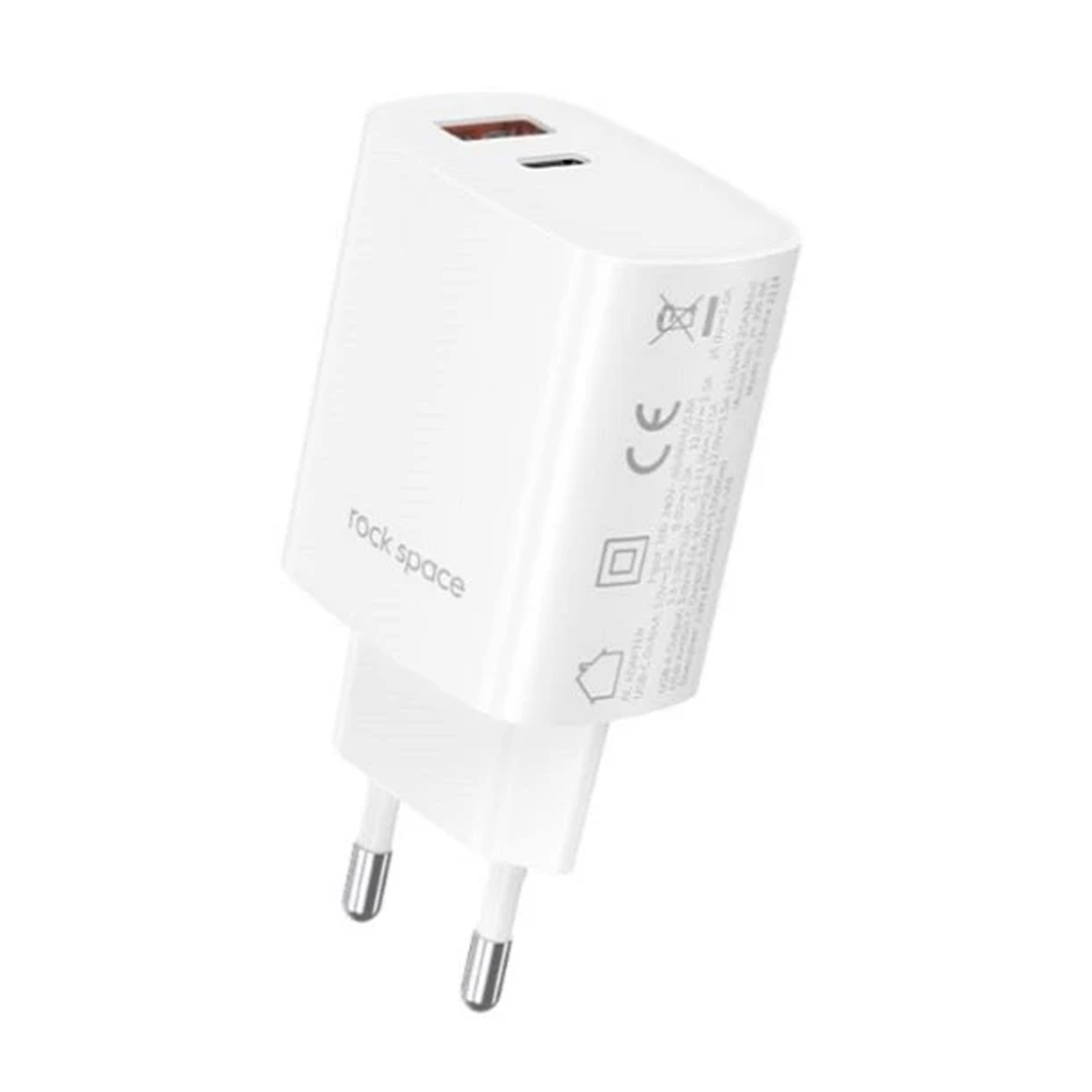 شارژر دیواری راک اسپیس مدل T51 توان 30 وات شارژر دیواری راک اسپیس مدل T51 توان 30 وات