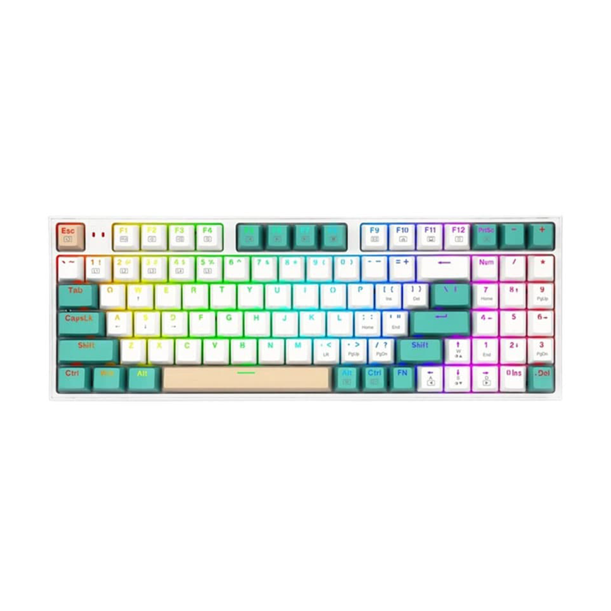 کیبورد گیمینگ ردراگون مدل K643 WGC RGB PRO سوئیچ قرمز کیبورد گیمینگ ردراگون مدل K643 WGC RGB PRO سوئیچ قرمز