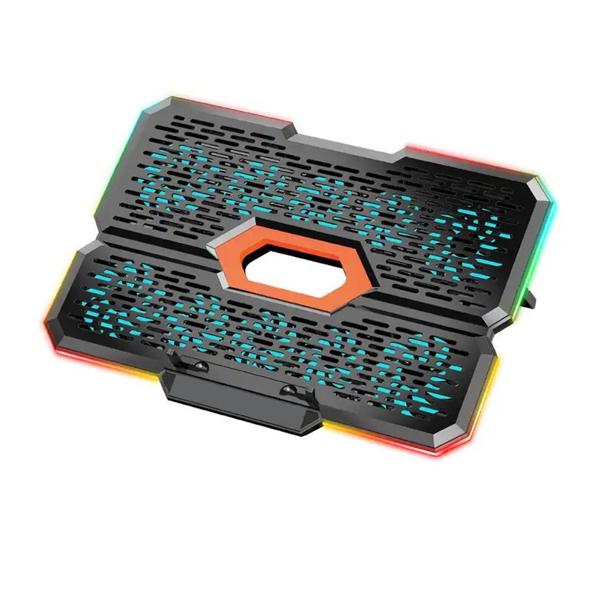 پایه خنک کننده لپ تاپ کول کلد مدل K39 RGB پایه خنک کننده لپ تاپ کول کلد مدل K39 RGB