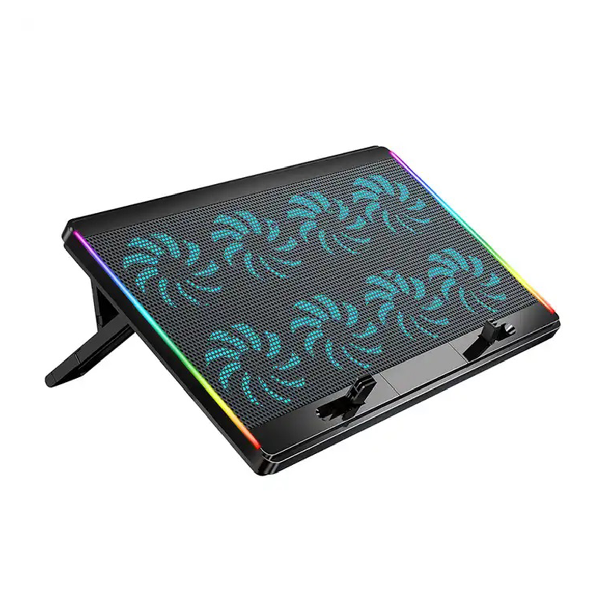 پایه خنک کننده لپ تاپ کول کلد مدل F4 RGB پایه خنک کننده لپ تاپ کول کلد مدل F4 RGB