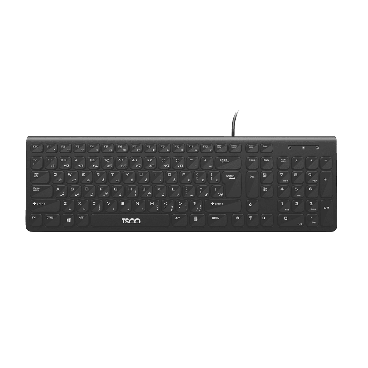 کیبورد با سیم تسکو مدل TK 8038 کیبورد با سیم تسکو مدل TK 8038