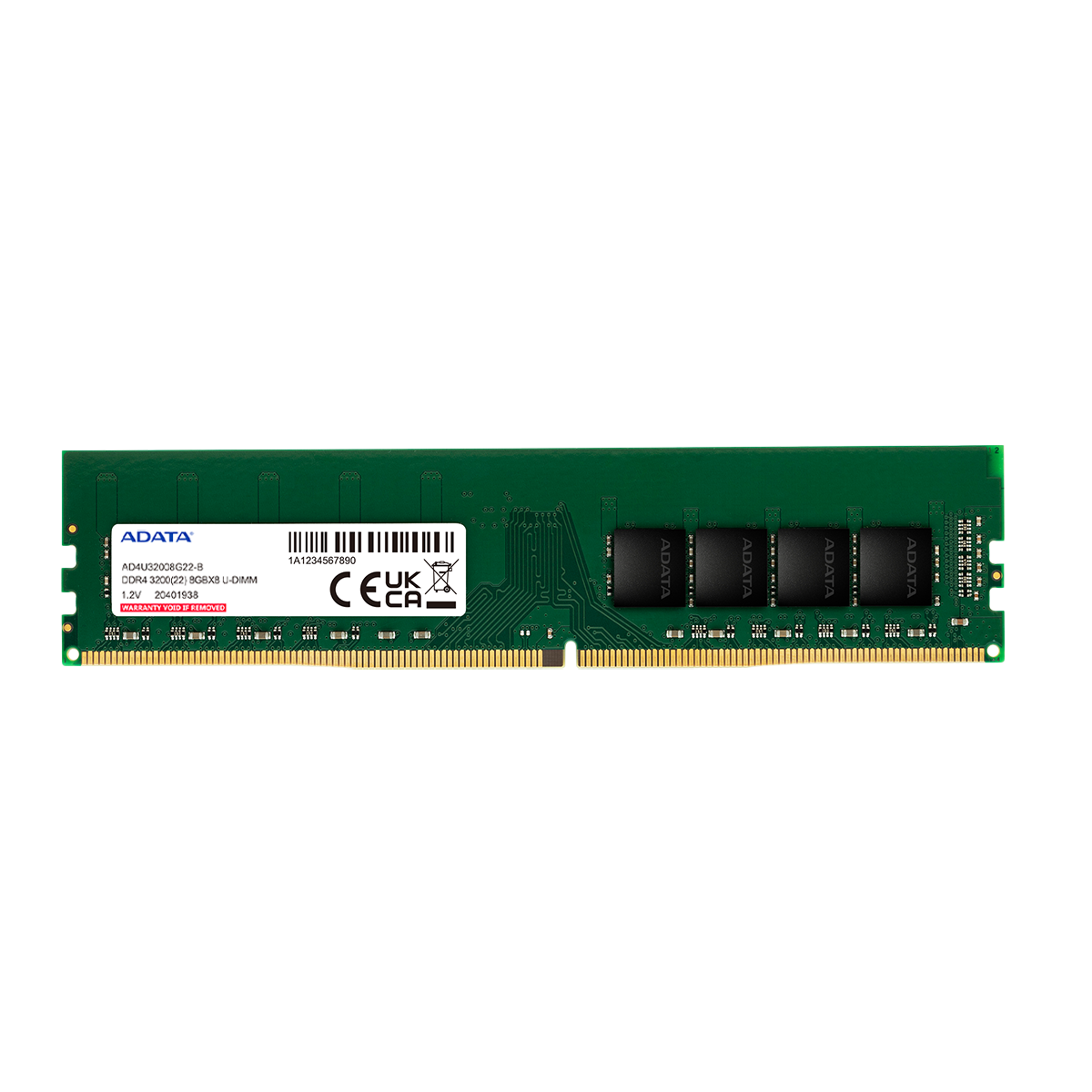 رم کامپیوتر DDR4 تک کاناله 3200 مگاهرتز CL22 ای دیتا مدل Premier PC4-25600 ظرفیت 8 گیگابایت رم کامپیوتر DDR4 تک کاناله 3200 مگاهرتز CL22 ای دیتا مدل Premier PC4-25600 ظرفیت 8 گیگابایت