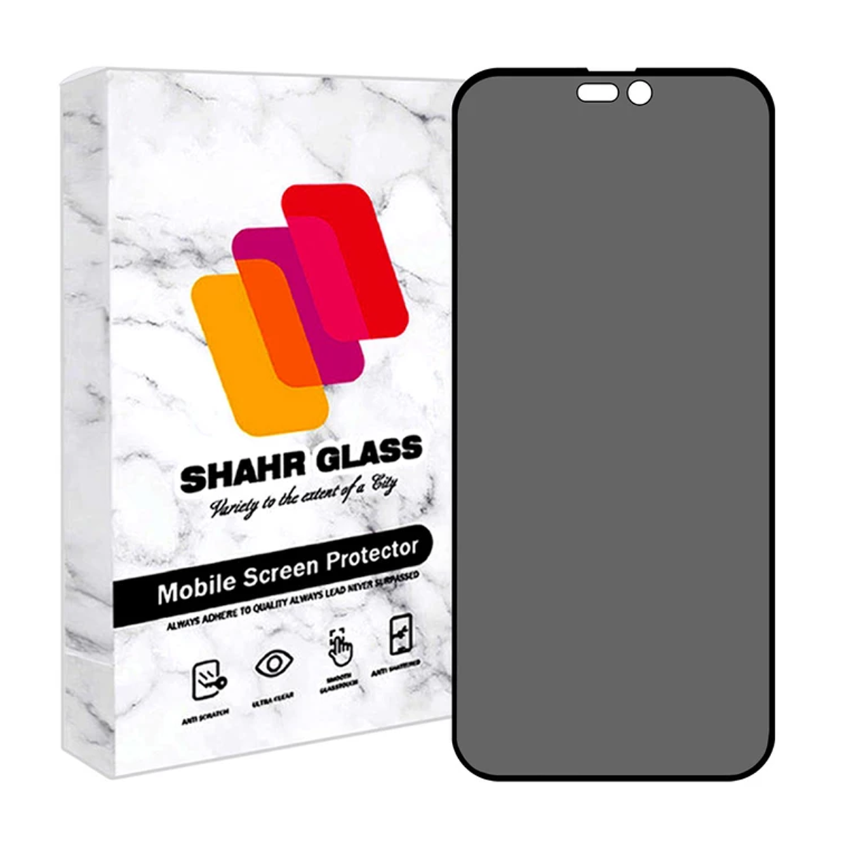 گلس حریم شخصی گوشی اپل iPhone 14 Pro Max شهر گلس مدل SECURITS گلس حریم شخصی گوشی اپل iPhone 14 Pro Max شهر گلس مدل SECURITS