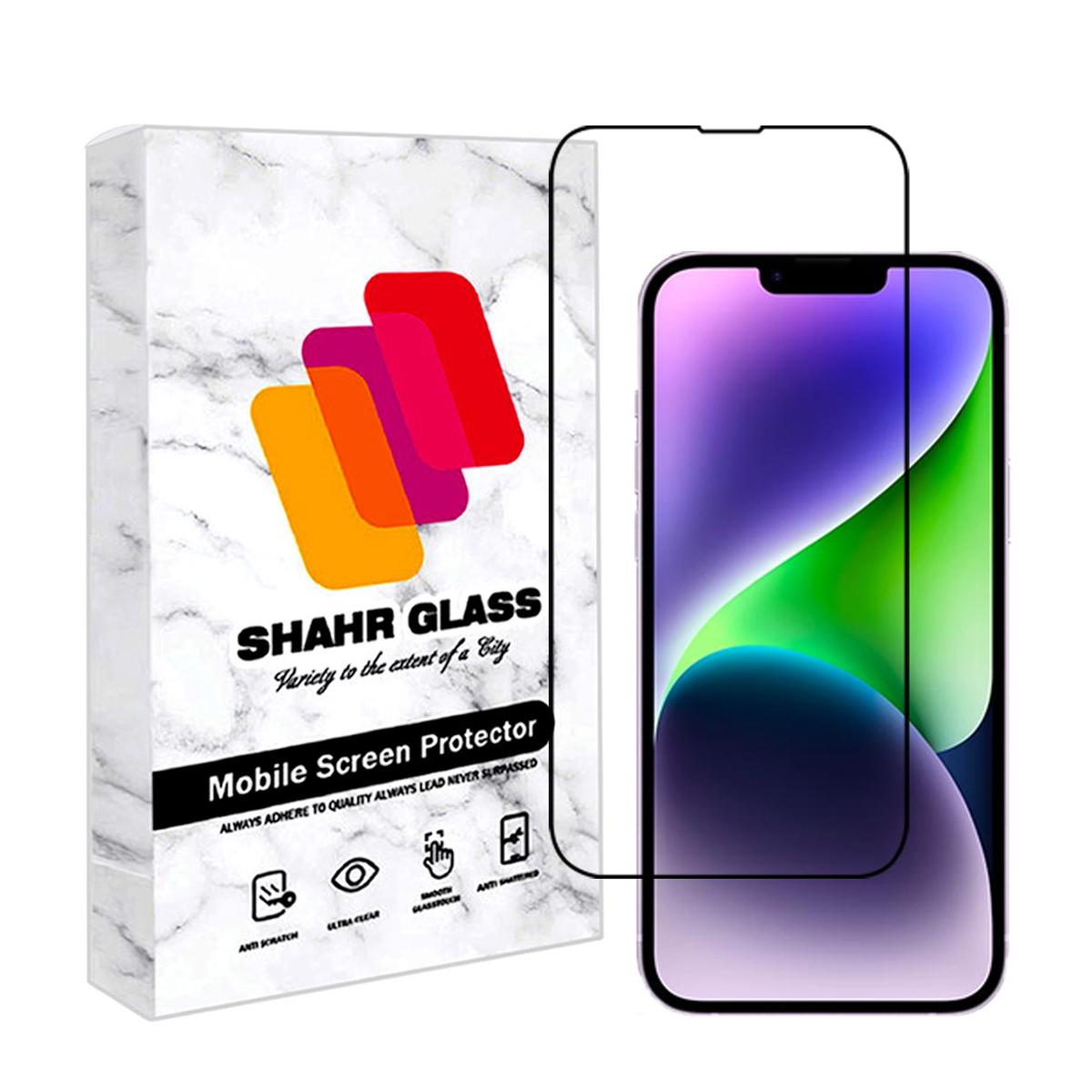 گلس گوشی اپل iPhone 14 Plus شهر گلس مدل FULPLUSSH گلس گوشی اپل iPhone 14 Plus شهر گلس مدل FULPLUSSH