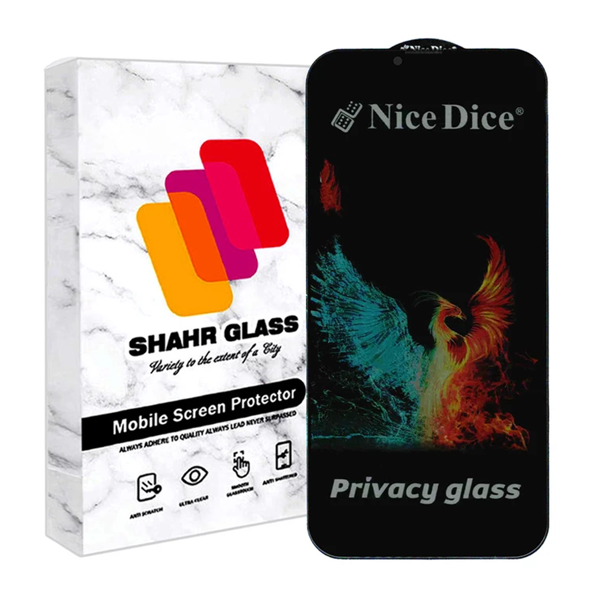 گلس حریم شخصی گوشی اپل iPhone 14 شهر گلس مدل NICEDICESH گلس حریم شخصی گوشی اپل iPhone 14 شهر گلس مدل NICEDICESH