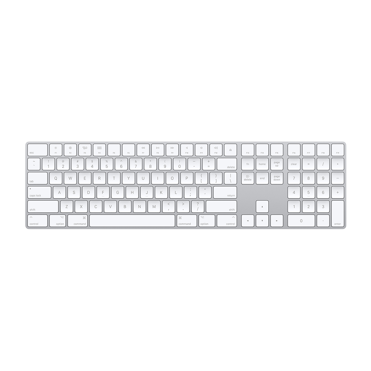 کیبورد اپل مدل Magic Keyboard with Numeric Keypad US English کیبورد اپل مدل Magic Keyboard with Numeric Keypad US English