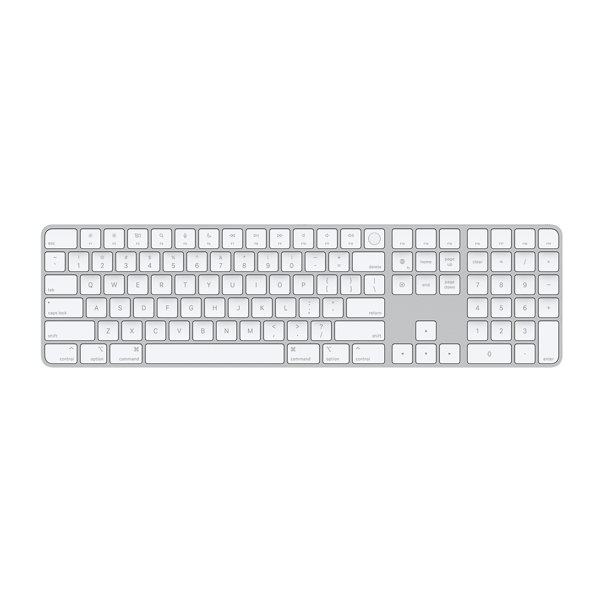 کیبورد اپل مدل Magic Keyboard Touch ID Numeric Keypad MK2C3 کیبورد اپل مدل Magic Keyboard Touch ID Numeric Keypad MK2C3