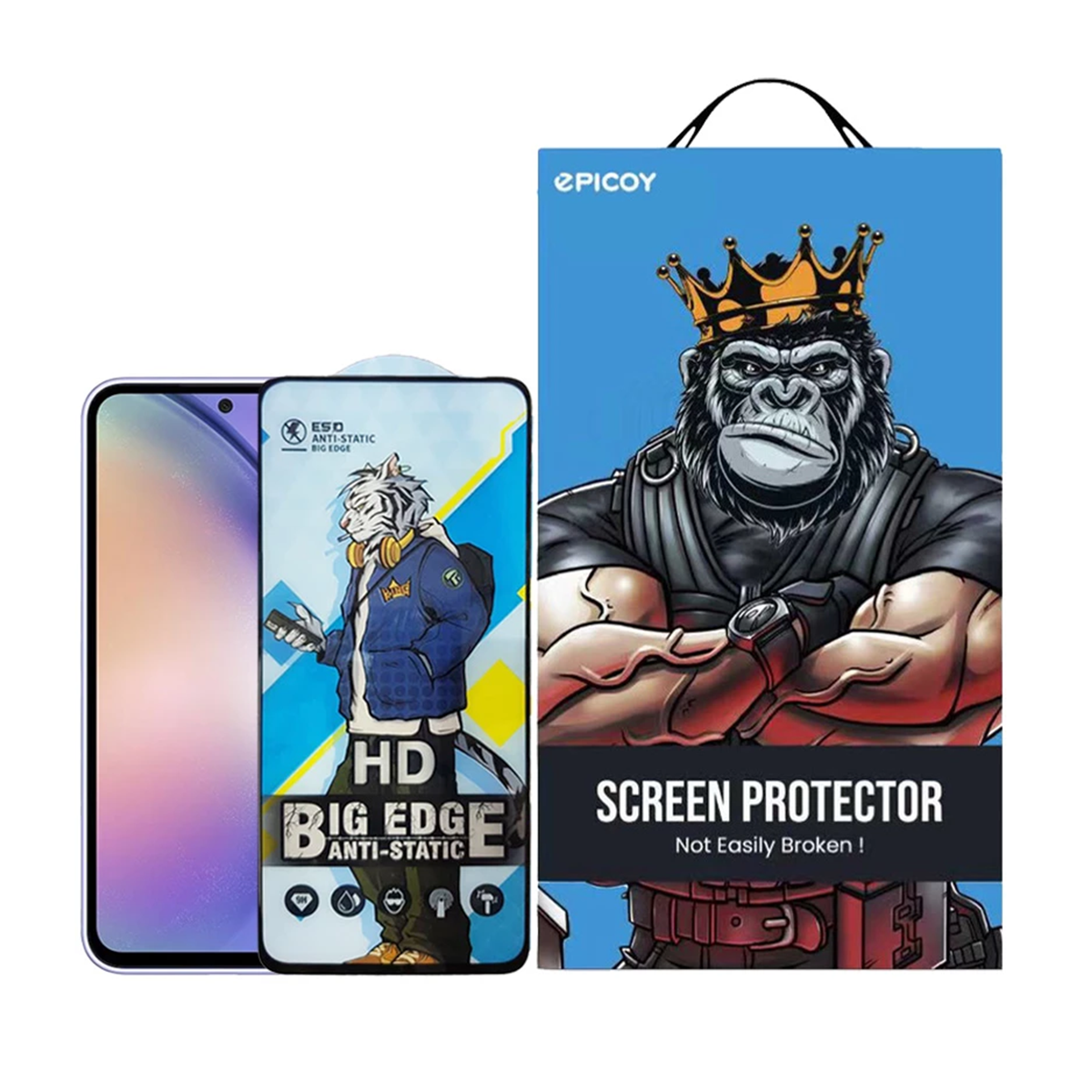 گلس گوشی سامسونگ Galaxy S23 FE - A54 اپیکوی مدل Tiger-Big Edge گلس گوشی سامسونگ Galaxy S23 FE - A54 اپیکوی مدل Tiger-Big Edge