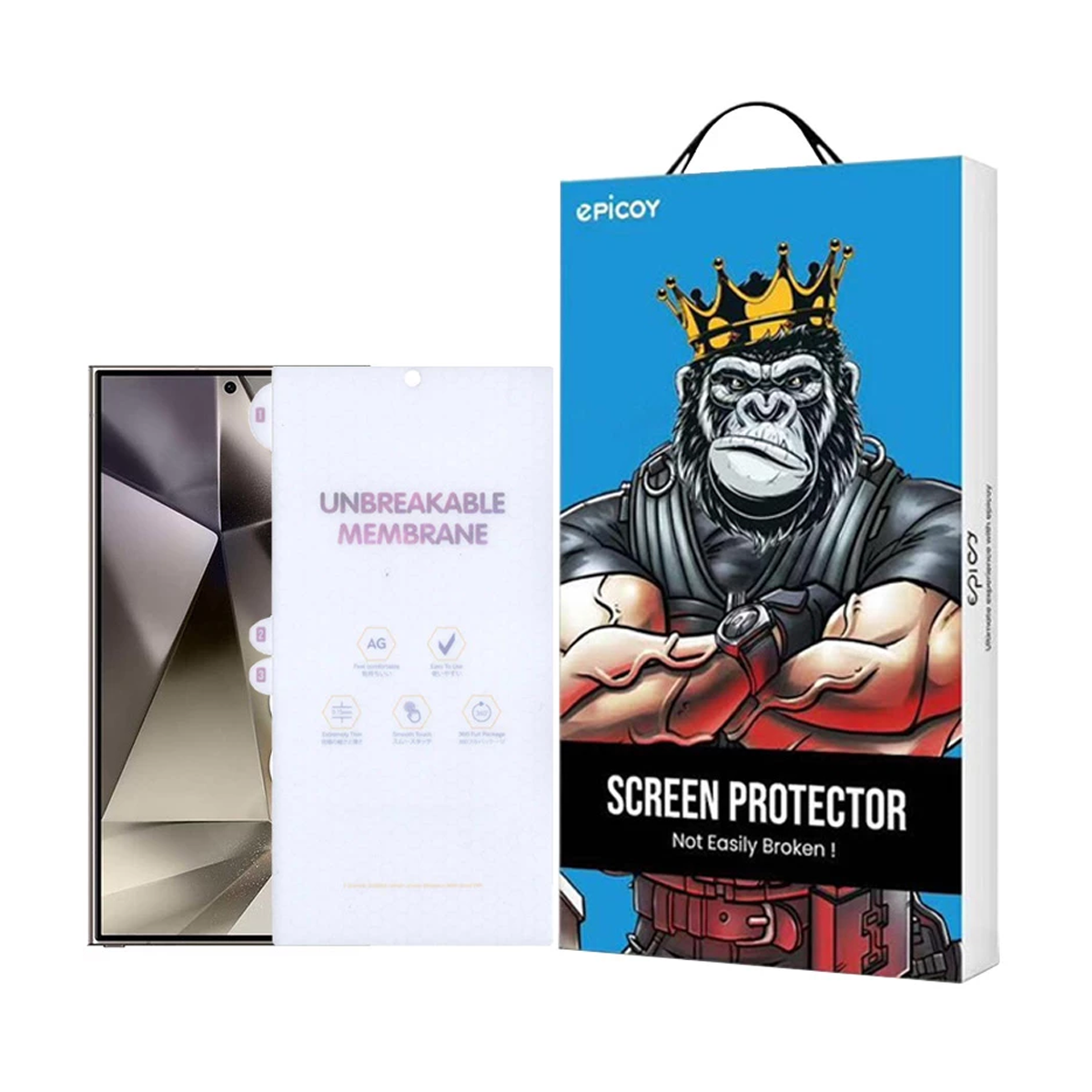 گلس مات گوشی سامسونگ Galaxy S24 Ultra اپیکوی مدل Hydrogel-Matte گلس مات گوشی سامسونگ Galaxy S24 Ultra اپیکوی مدل Hydrogel-Matte