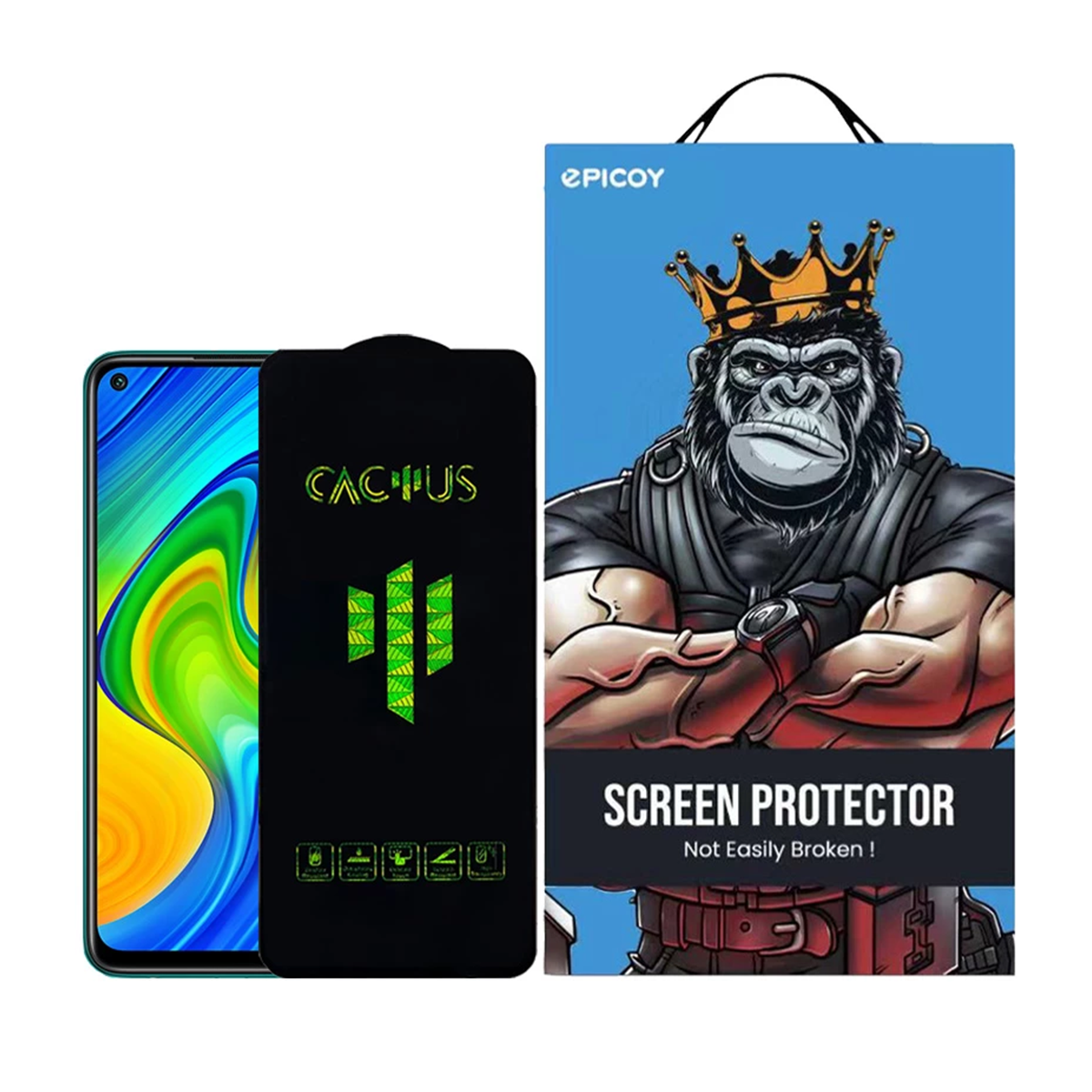 گلس گوشی شیائومی Redmi note 9T اپیکوی مدل Cactus گلس گوشی شیائومی Redmi note 9T اپیکوی مدل Cactus