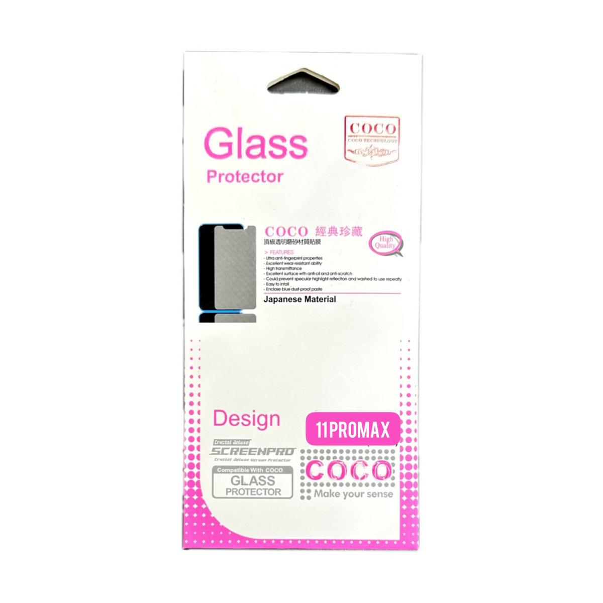گلس گوشی اپل iPhone 11 Pro Max کوکو مدل 10D Pro Plus گلس گوشی اپل iPhone 11 Pro Max کوکو مدل 10D Pro Plus