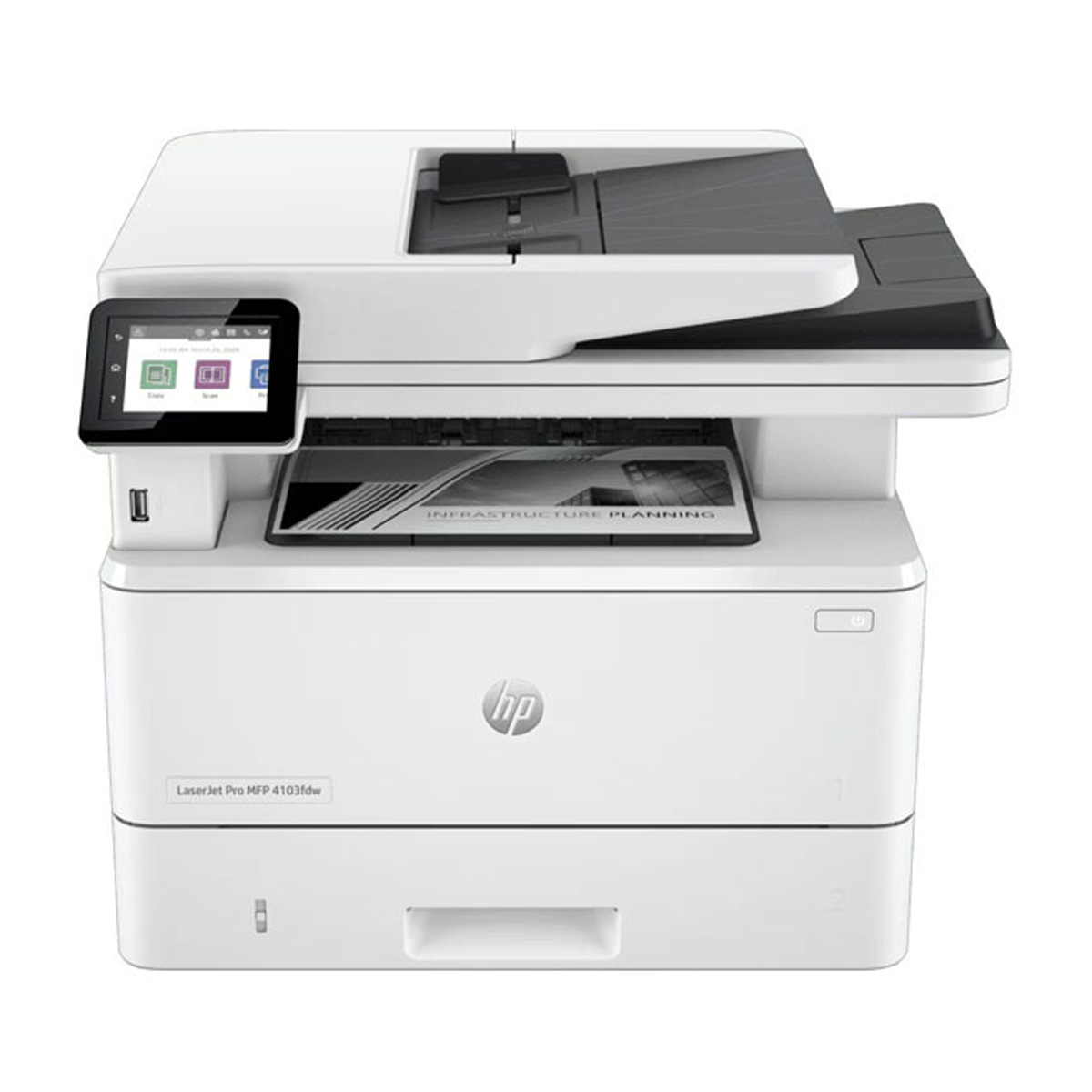 پرینتر اچ پی مدل LaserJet Pro MFP 4103fdw لیزری چندکاره پرینتر اچ پی مدل LaserJet Pro MFP 4103fdw لیزری چندکاره