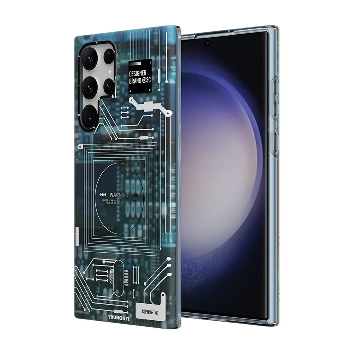 قاب گوشی سامسونگ Galaxy S23 Ultra یانگ کیت مدل Futuristic Circuit قاب گوشی سامسونگ Galaxy S23 Ultra یانگ کیت مدل Futuristic Circuit