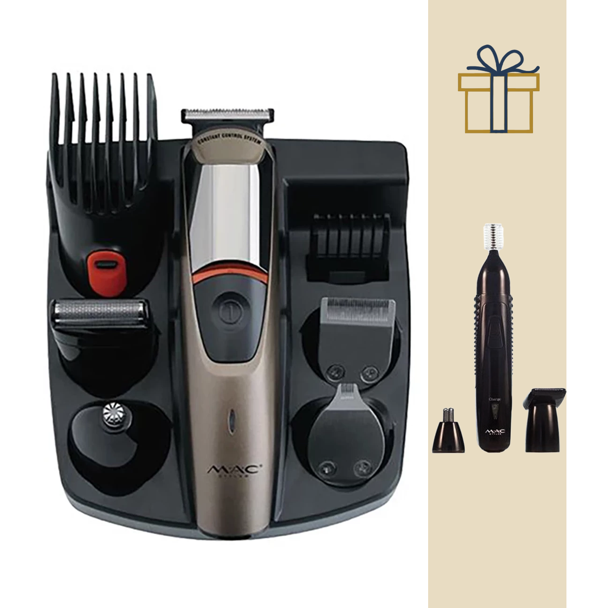 ماشین اصلاح سر و صورت مک استایلر مدل MC-8012 به همراه موزن گوش و بینی مدل MC-8809 ماشین اصلاح سر و صورت مک استایلر مدل MC-8012 به همراه موزن گوش و بینی مدل MC-8809