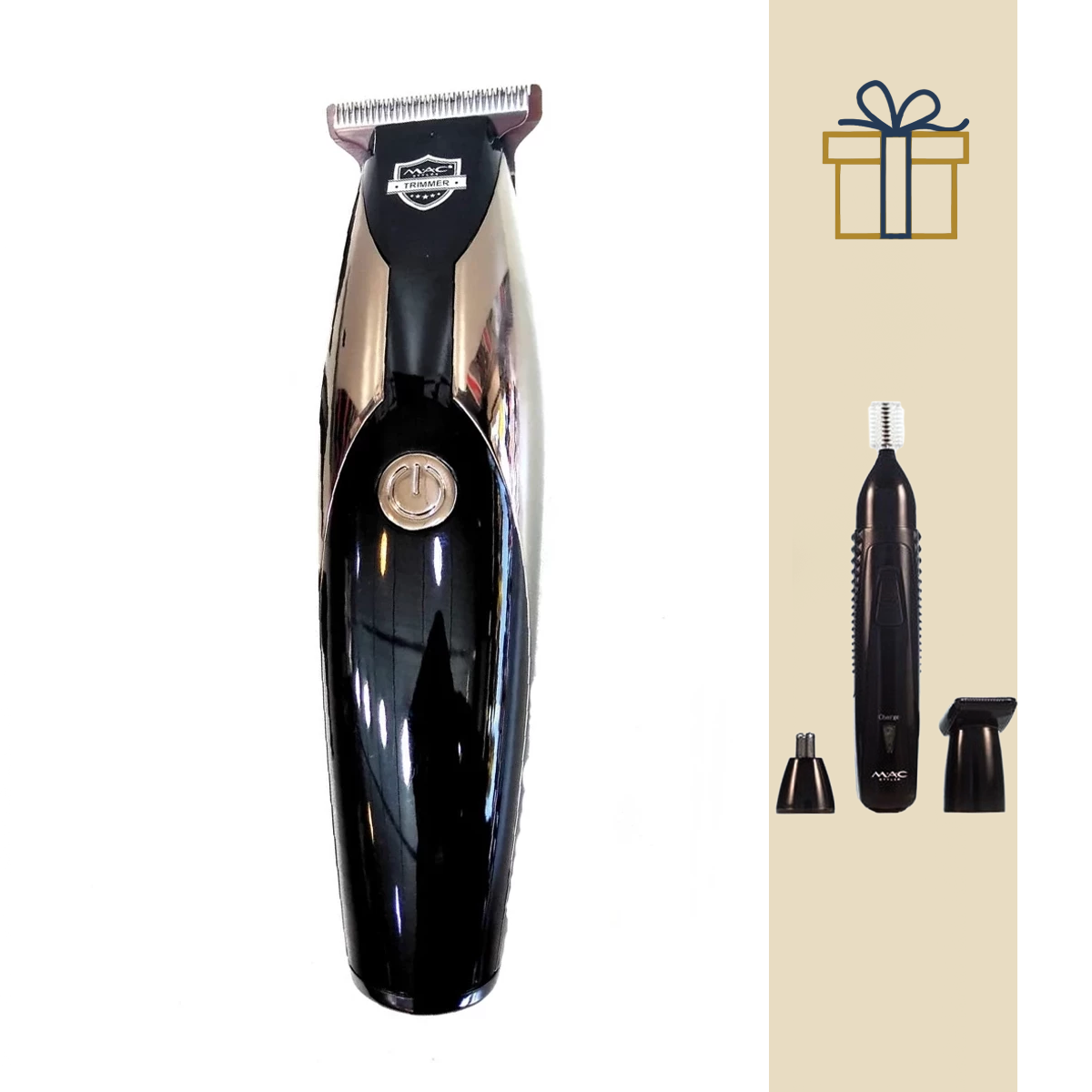 ماشین اصلاح سر استایلر مدل MC-5822 به همراه موزن گوش و بینی مدل MC-8809 ماشین اصلاح سر استایلر مدل MC-5822 به همراه موزن گوش و بینی مدل MC-8809