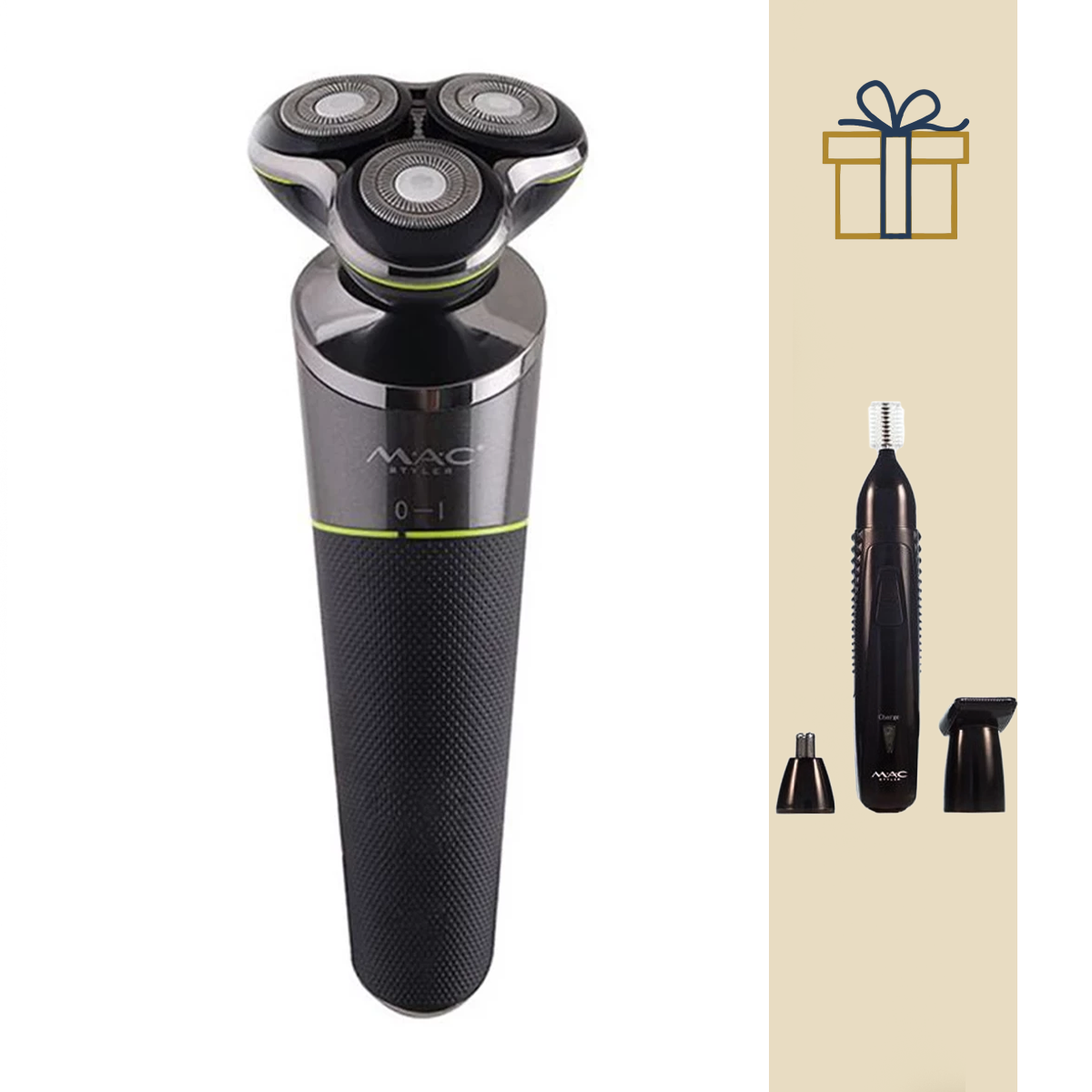 ماشین اصلاح سر و صورت مک استایلر مدل MC-8819 به همراه موزن گوش و بینی مدل MC-8809 ماشین اصلاح سر و صورت مک استایلر مدل MC-8819 به همراه موزن گوش و بینی مدل MC-8809