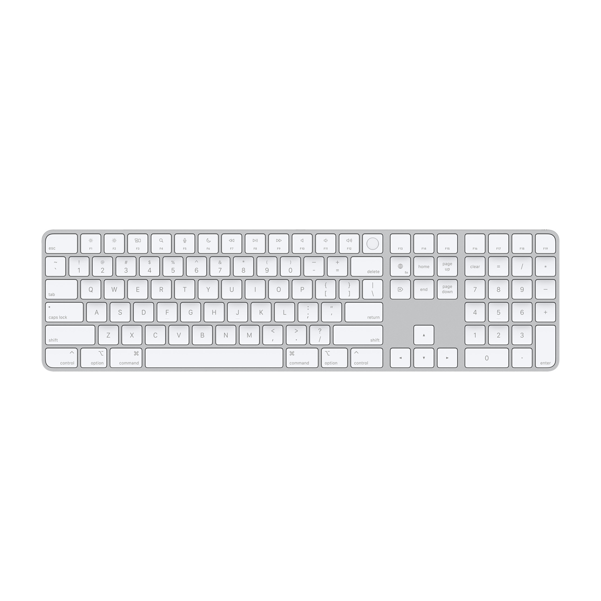 کیبورد اپل مدل Magic Keyboard 3 with Touch ID and Numeric Keypad کیبورد اپل مدل Magic Keyboard 3 with Touch ID and Numeric Keypad
