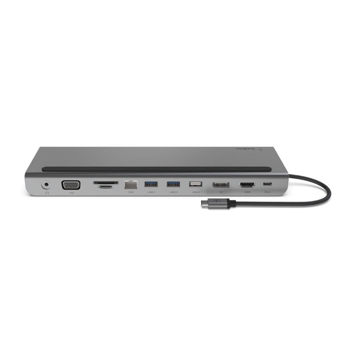 هاب USB-C بلکین 11 پورت مدل INC004BTSGY هاب USB-C بلکین 11 پورت مدل INC004BTSGY