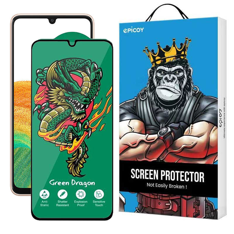 محافظ صفحه نمایش اپیکوی مدل Green Dragon ExplosionProof مناسب برای گوشی موبایل سامسونگ Galaxy A33 5G/ A32 4G/ A22 4G/ A50 4G محافظ صفحه نمایش اپیکوی مدل Green Dragon ExplosionProof مناسب برای گوشی موبایل سامسونگ Galaxy A33 5G/ A32 4G/ A22 4G/ A50 4G