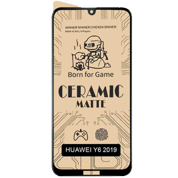 محافظ صفحه نمایش سرامیکی مات مناسب برای گوشی هوآوی Y6 2019 محافظ صفحه نمایش سرامیکی مات مناسب برای گوشی هوآوی Y6 2019