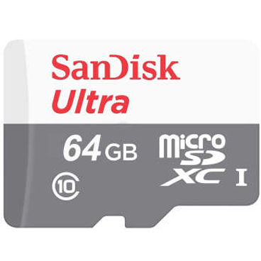 کارت حافظه microSDXC سن دیسک مدل Ultra کلاس 10 استاندارد UHS-I U1 سرعت 100MBps ظرفیت 64 گیگابایت کارت حافظه microSDXC سن دیسک مدل Ultra کلاس 10 استاندارد UHS-I U1 سرعت 100MBps ظرفیت 64 گیگابایت