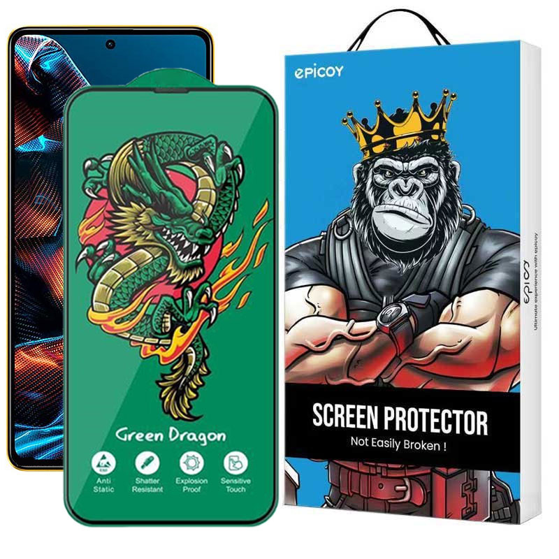 محافظ صفحه نمایش اپیکوی مدل Green Dragon ExplosionProof مناسب برای گوشی موبایل شیائومی Poco X5 Pro/ X5/ X4 Pro 5G/ X3 Pro/ X3 NFC/ X3 محافظ صفحه نمایش اپیکوی مدل Green Dragon ExplosionProof مناسب برای گوشی موبایل شیائومی Poco X5 Pro/ X5/ X4 Pro 5G/ X3 Pro/ X3 NFC/ X3
