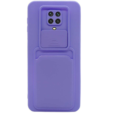 کاور سیلیکونی محافظ لنزدار کشویی مدل جا کارتی دار مناسب برای گوشی موبایل شیائومی Redmi Note 9S/9 Pro کاور سیلیکونی محافظ لنزدار کشویی مدل جا کارتی دار مناسب برای گوشی موبایل شیائومی Redmi Note 9S/9 Pro