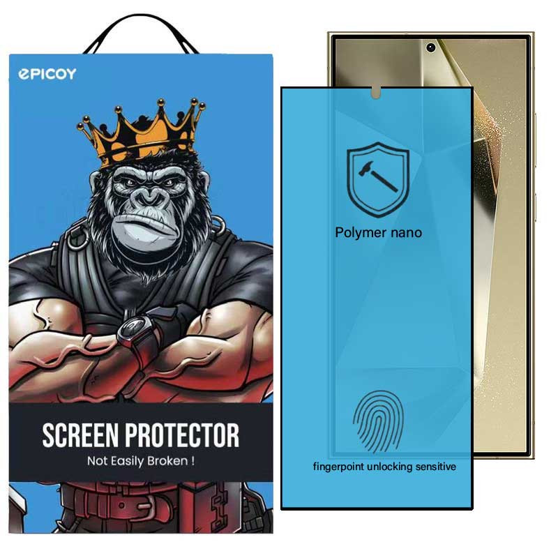 محافظ صفحه نمایش اپیکوی مدل Polymer Nano مناسب برای گوشی موبایل سامسونگ Galaxy S24 Ultra - S23 Ultra - S22 Ultra محافظ صفحه نمایش اپیکوی مدل Polymer Nano مناسب برای گوشی موبایل سامسونگ Galaxy S24 Ultra - S23 Ultra - S22 Ultra