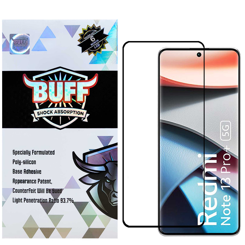 محافظ صفحه نمایش بوف مدل FullGlue-Max-G مناسب برای گوشی موبایل شیائومی Redmi Note 13 Pro Plus محافظ صفحه نمایش بوف مدل FullGlue-Max-G مناسب برای گوشی موبایل شیائومی Redmi Note 13 Pro Plus