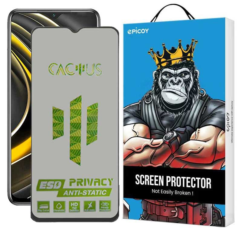 محافظ صفحه نمایش حریم شخصی اپیکوی مدل Cactus-ESD-Privacy مناسب برای گوشی موبایل پوکو M3 - M2 - M2 Reloaded محافظ صفحه نمایش حریم شخصی اپیکوی مدل Cactus-ESD-Privacy مناسب برای گوشی موبایل پوکو M3 - M2 - M2 Reloaded