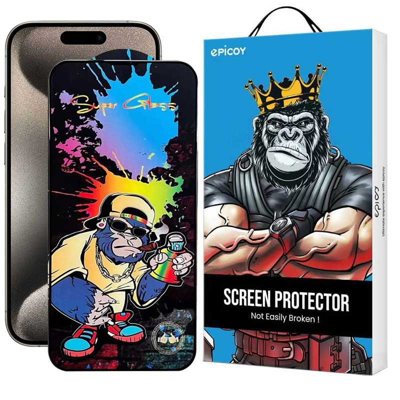 محافظ صفحه نمایش اپیکوی مدل Gang-Monkey مناسب برای گوشی موبایل اپل iPhone 15 Pro Max محافظ صفحه نمایش اپیکوی مدل Gang-Monkey مناسب برای گوشی موبایل اپل iPhone 15 Pro Max