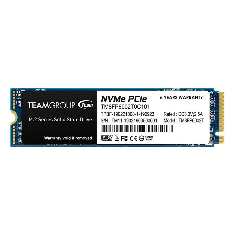 هارد اس اس دی اینترنال تیم گروپ مدل MP33 NVMe M.2 ظرفیت 2 ترابایت هارد اس اس دی اینترنال تیم گروپ مدل MP33 NVMe M.2 ظرفیت 2 ترابایت