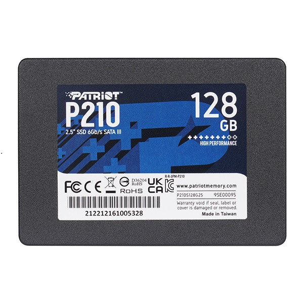 هارد اس اس دی اینترنال پاتریوت مدل P210 ظرفیت 128 گیگابایت هارد اس اس دی اینترنال پاتریوت مدل P210 ظرفیت 128 گیگابایت