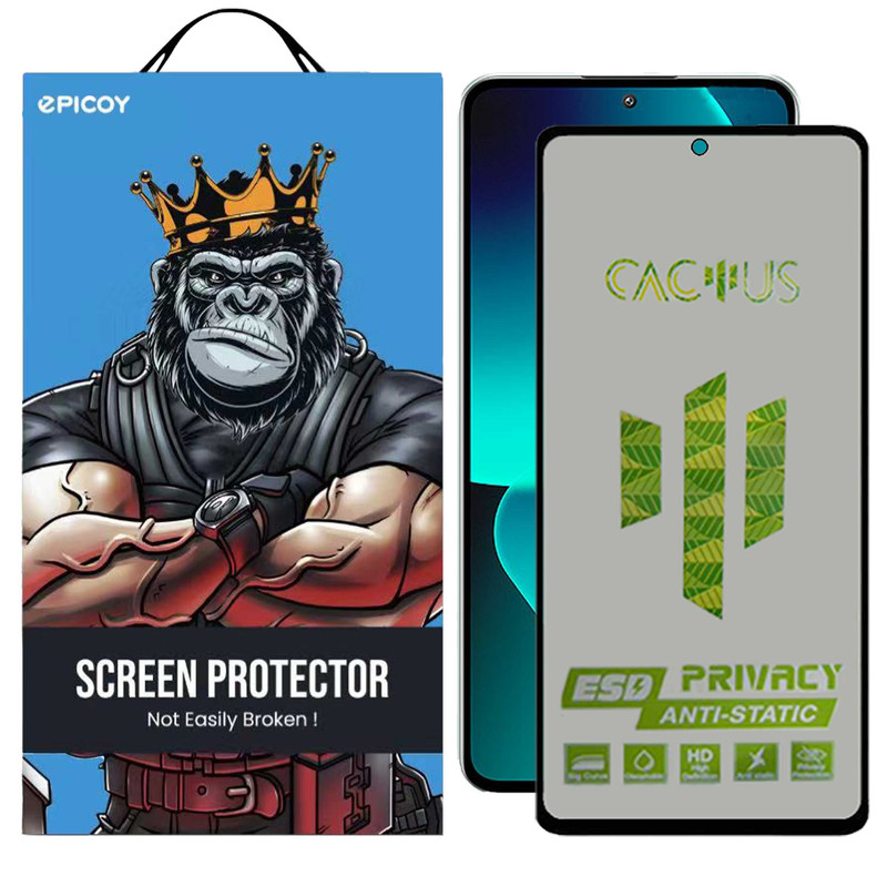 محافظ صفحه نمایش حریم شخصی اِپیکوی مدل Cactus-ESD-Privacy مناسب برای گوشی موبایل شیائومی 13T Pro - 13T - Redmi K60 Ultra محافظ صفحه نمایش حریم شخصی اِپیکوی مدل Cactus-ESD-Privacy مناسب برای گوشی موبایل شیائومی 13T Pro - 13T - Redmi K60 Ultra