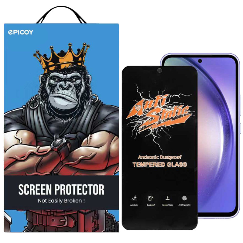 محافظ صفحه نمایش اِپیکوی مدل Antistatic Dustproof مناسب برای گوشی موبایل سامسونگ Galaxy A54 - S23 FE محافظ صفحه نمایش اِپیکوی مدل Antistatic Dustproof مناسب برای گوشی موبایل سامسونگ Galaxy A54 - S23 FE