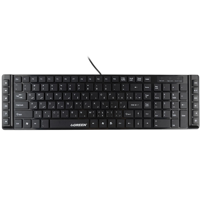 کیبورد با سیم گرین GK-301 کیبورد با سیم گرین GK-301
