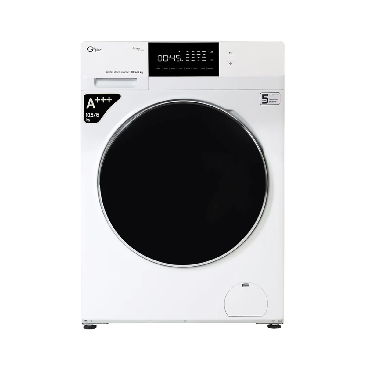 ماشین لباسشویی جی پلاس 8 کیلویی مدل GWM-P880W ماشین لباسشویی جی پلاس 8 کیلویی مدل GWM-P880W