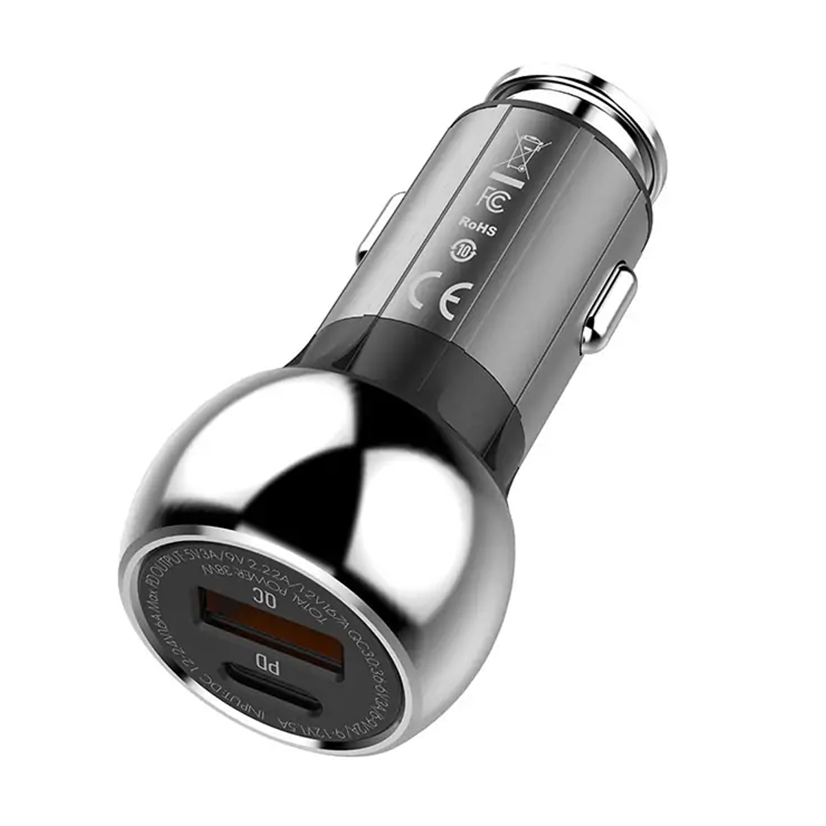 شارژر فندکی کینگ استار مدل KC140PD توان 38 وات شارژر فندکی کینگ استار مدل KC140PD توان 38 وات