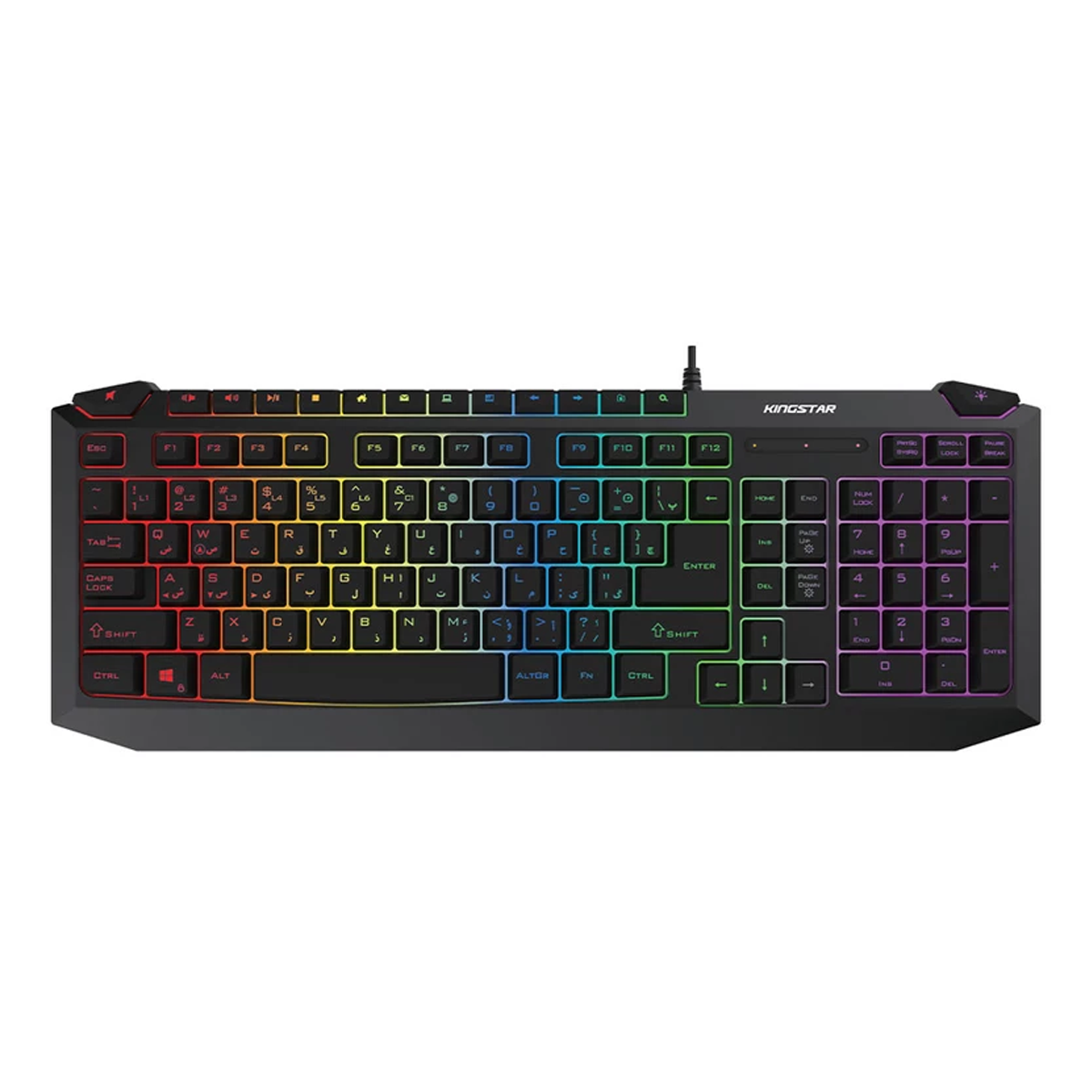 کیبورد کینگ استار مدل KB165G مخصوص بازی	