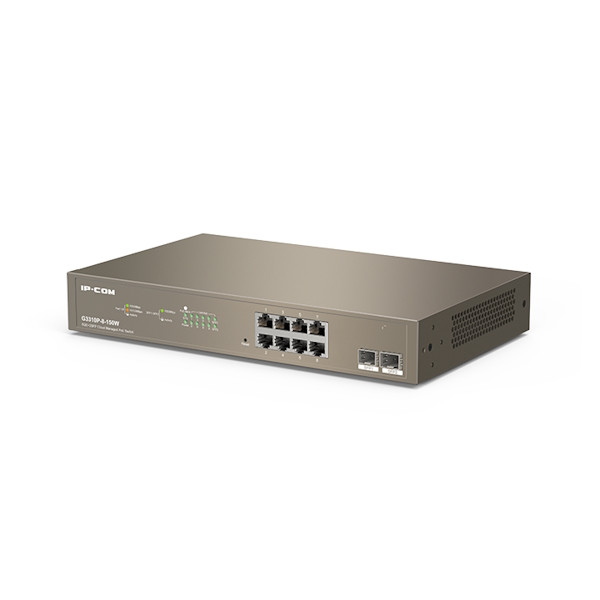 سوئیچ شبکه 8 پورت آی پی کام مدل G3310P-8-150W سوئیچ شبکه 8 پورت آی پی کام مدل G3310P-8-150W