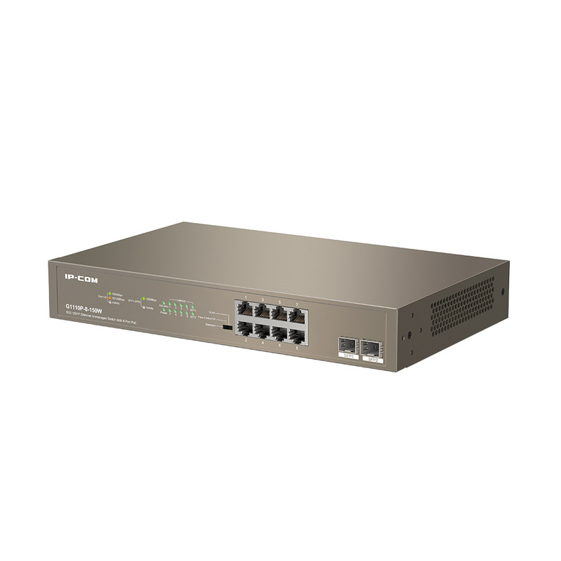 سوئیچ شبکه 10 پورت آی پی کام مدل G1110P-8-150W سوئیچ شبکه 10 پورت آی پی کام مدل G1110P-8-150W