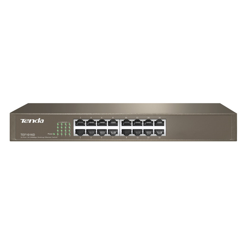 سوئیچ شبکه 16 پورت تندا مدل TEF1016D سوئیچ شبکه 16 پورت تندا مدل TEF1016D