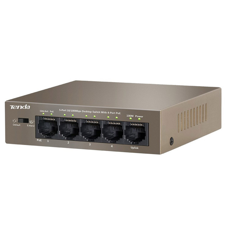 سوئیچ شبکه 5 پورت تندا مدل TEF1105P-4-63W سوئیچ شبکه 5 پورت تندا مدل TEF1105P-4-63W