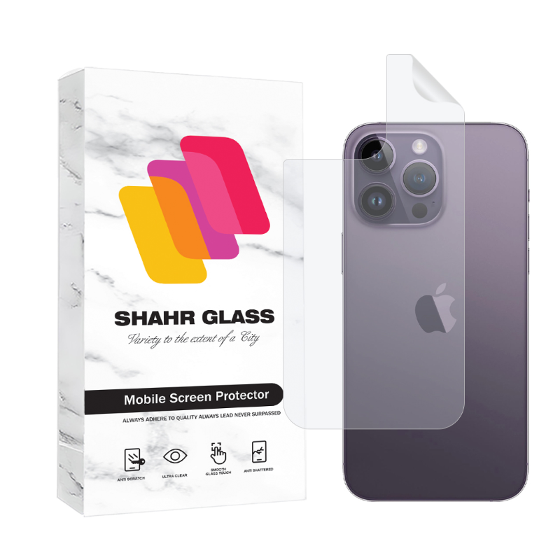 محافظ پشت گوشی اپل iPhone 14 Pro شهر گلس مدل NANOMTSH محافظ پشت گوشی اپل iPhone 14 Pro شهر گلس مدل NANOMTSH