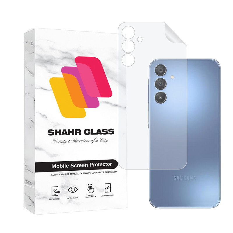 محافظ پشت گوشی سامسونگ Galaxy A15 5G شهر گلس مدل NANOMTSH محافظ پشت گوشی سامسونگ Galaxy A15 5G شهر گلس مدل NANOMTSH