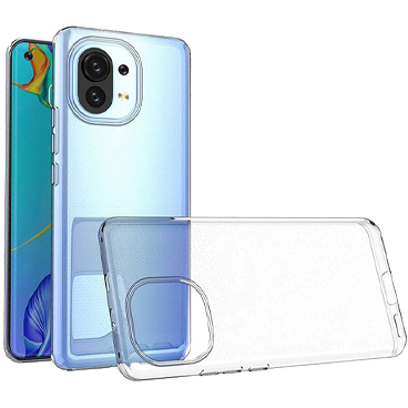 قاب ژله‌ای شفاف داخل کارتون مناسب برای گوشی شیائومی مدل mi 11 lite