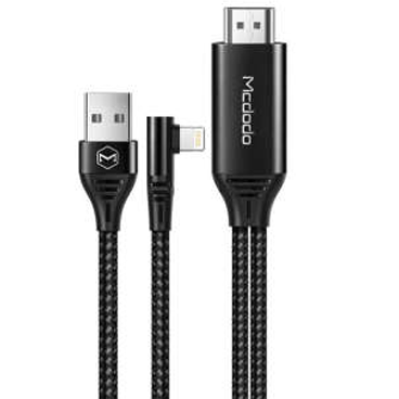 کابل تبدیل لایتنینگ به HDMI مک دودو به طول 2 متر کابل تبدیل لایتنینگ به HDMI مک دودو به طول 2 متر